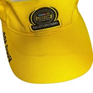 *Vintage* NASCAR 2004 Inaugural Chase the Nextel Cup Yellow Visor Hat Adjustable